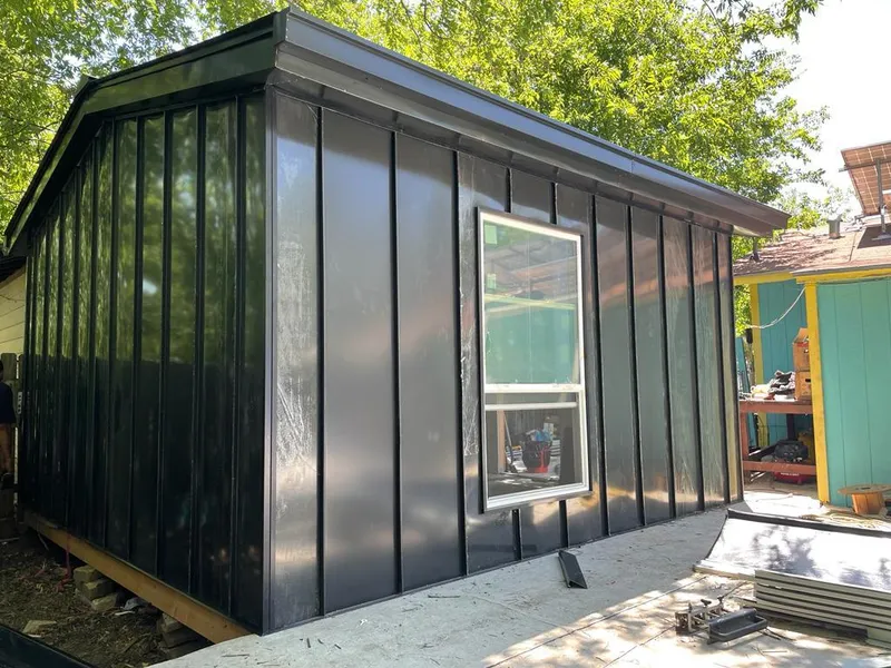 Black standing seam metal wall panels for Roof Inspection in Walterboro